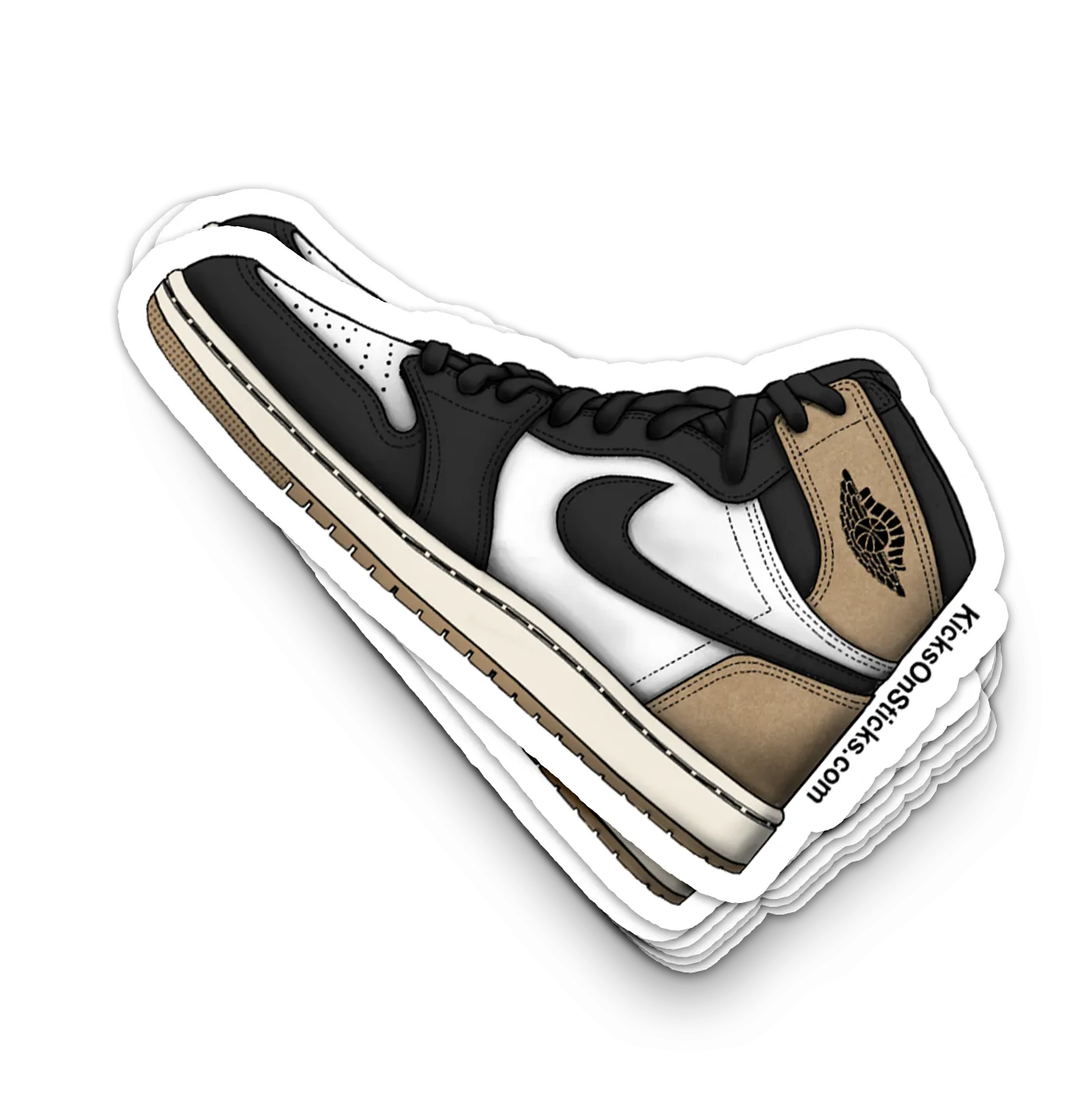 Jordan 1 "Latte" Sneaker Sticker