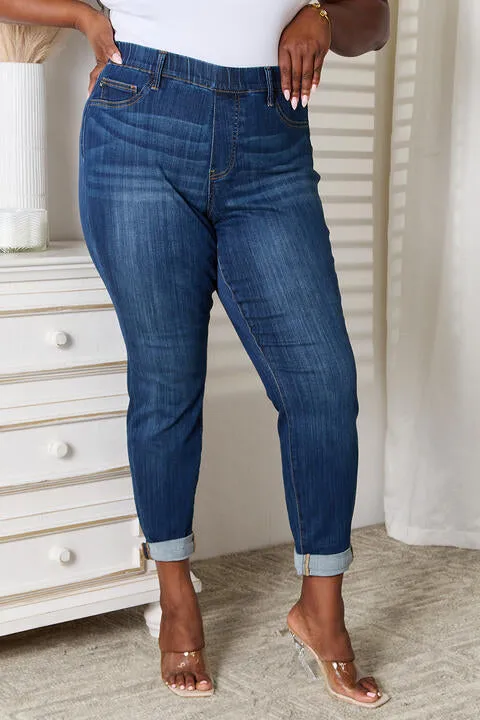 Judy Blue Skinny Cropped Jeans