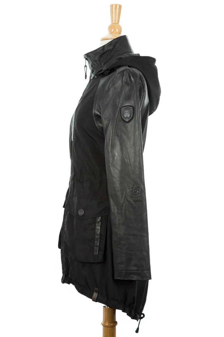 Kiara Leather Sleeved Memory Jacket