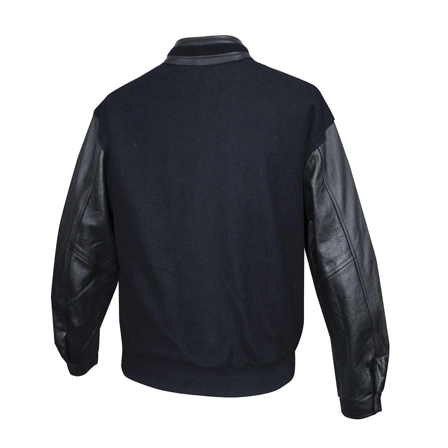 L00227 - Graduate - Men's Melton & Leather Insulated Jacket