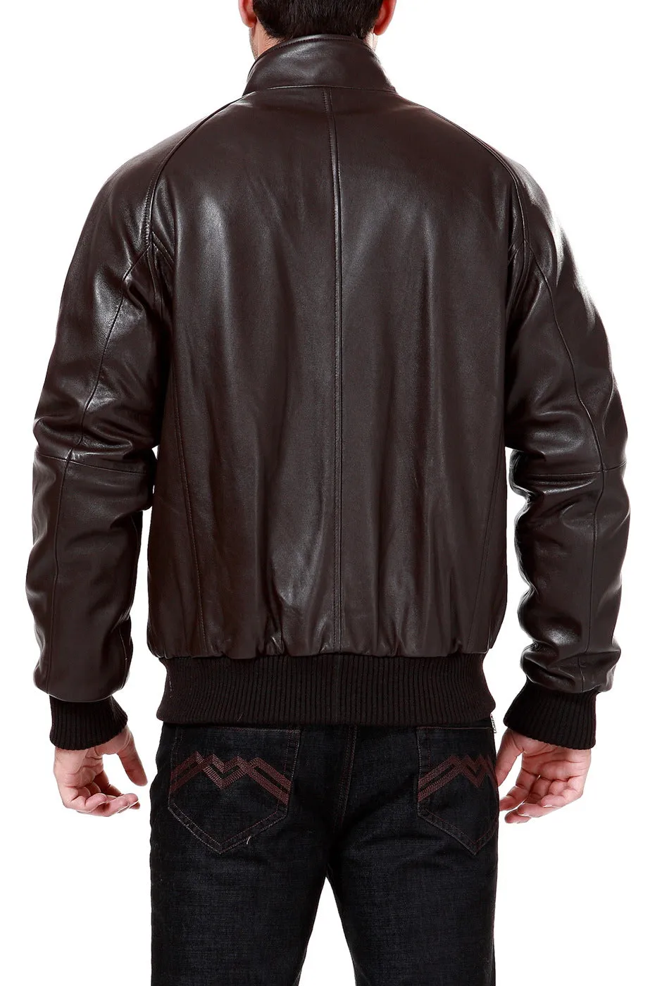 Landing Leathers Men WWII Leather Bomber Jacket