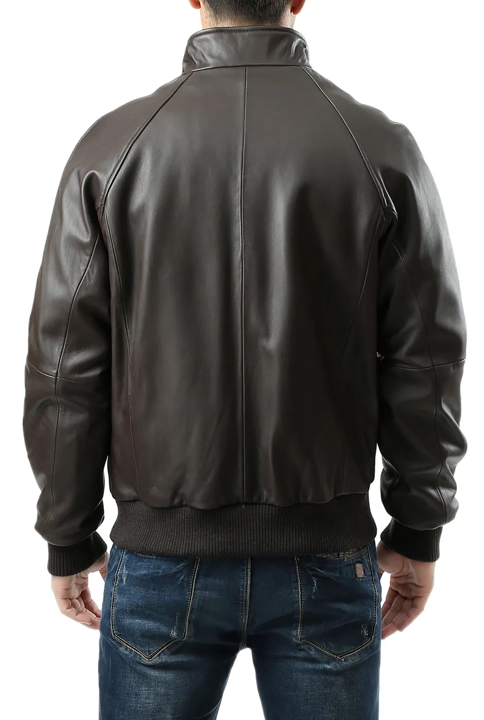 Landing Leathers Men WWII Leather Bomber Jacket