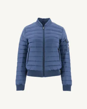 Lightweight down jacket Blue jeans Emmy