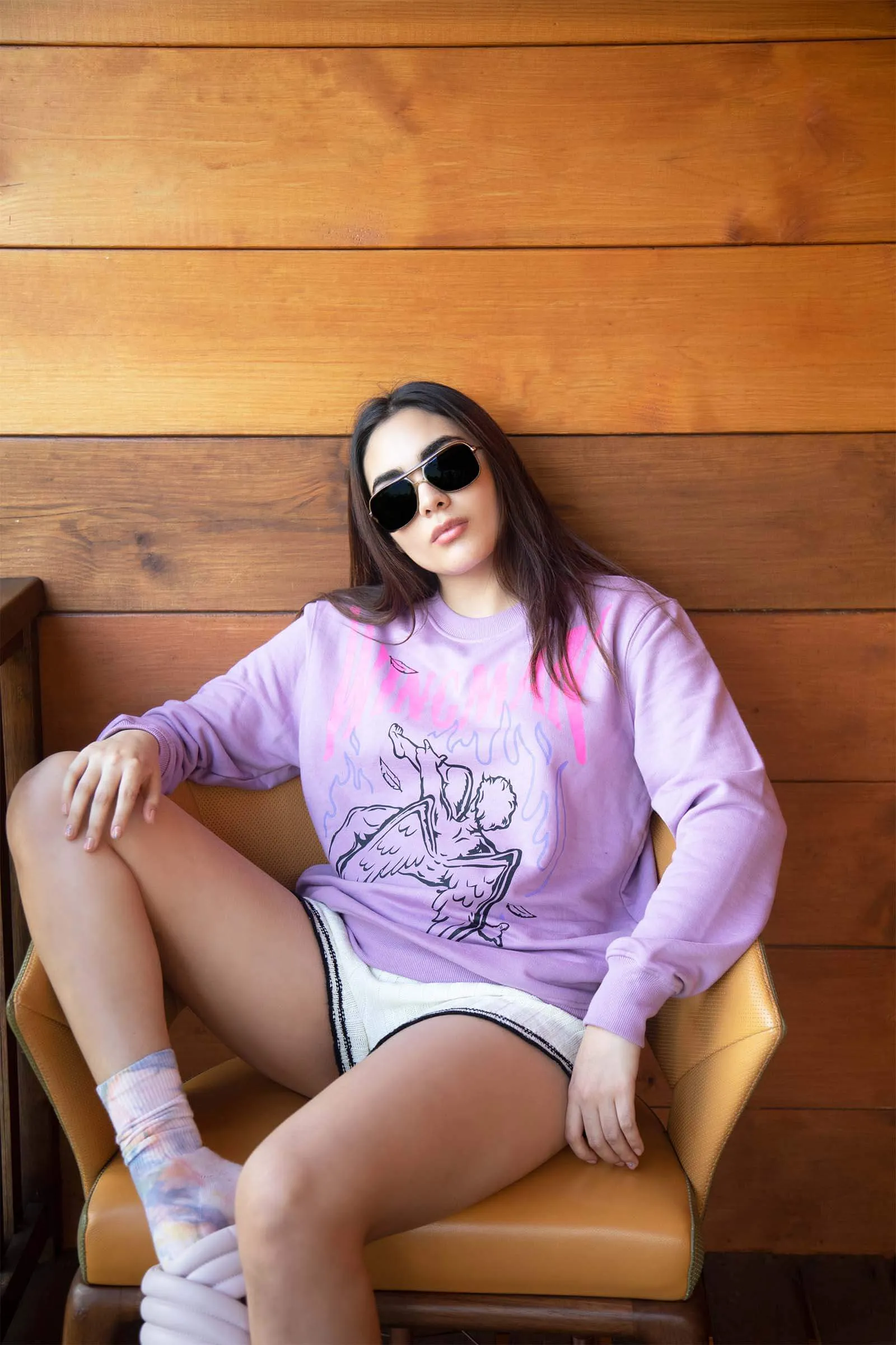 Lilac Wingman Sweatshirt