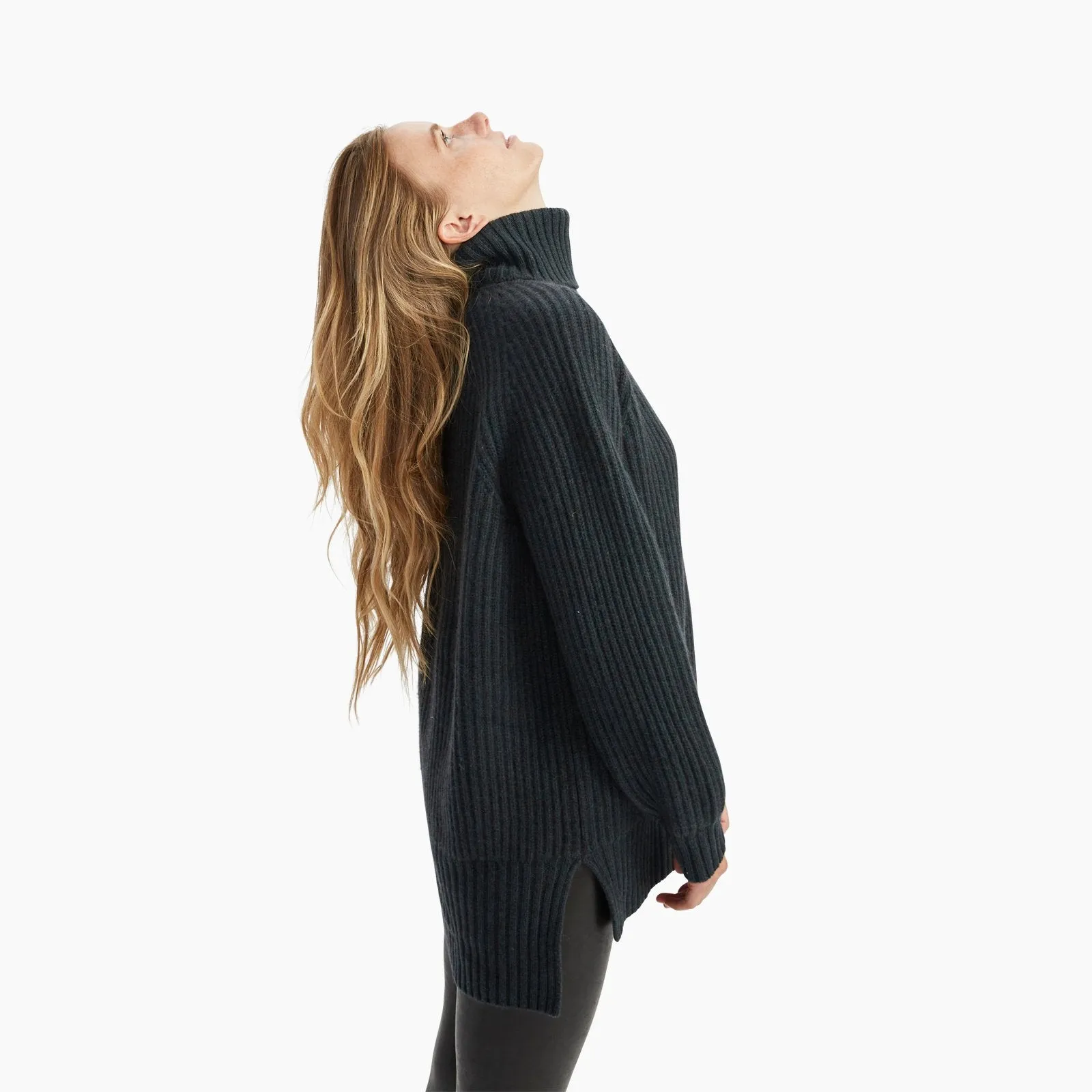 Luxe Cashmere Fisherman Turtleneck