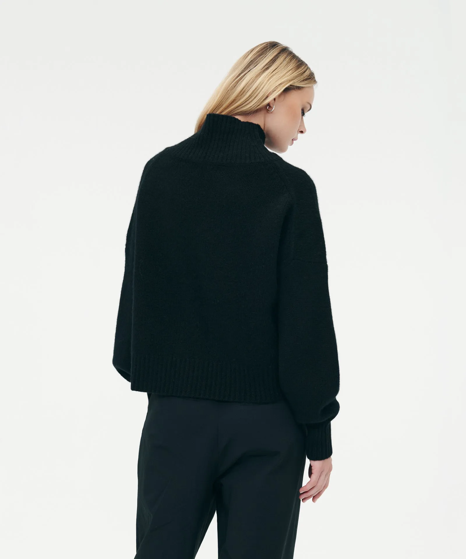 Luxe Cashmere Oversized Turtleneck