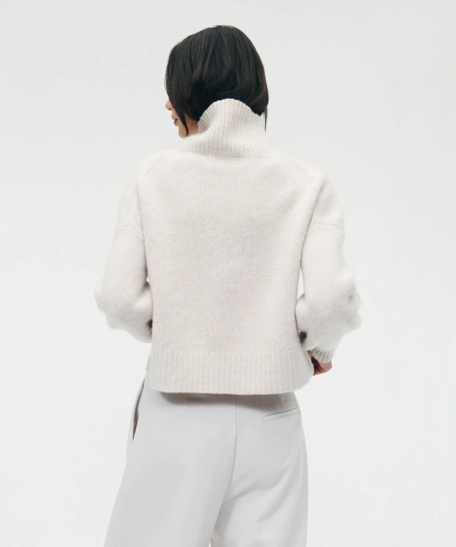 Luxe Cashmere Oversized Turtleneck