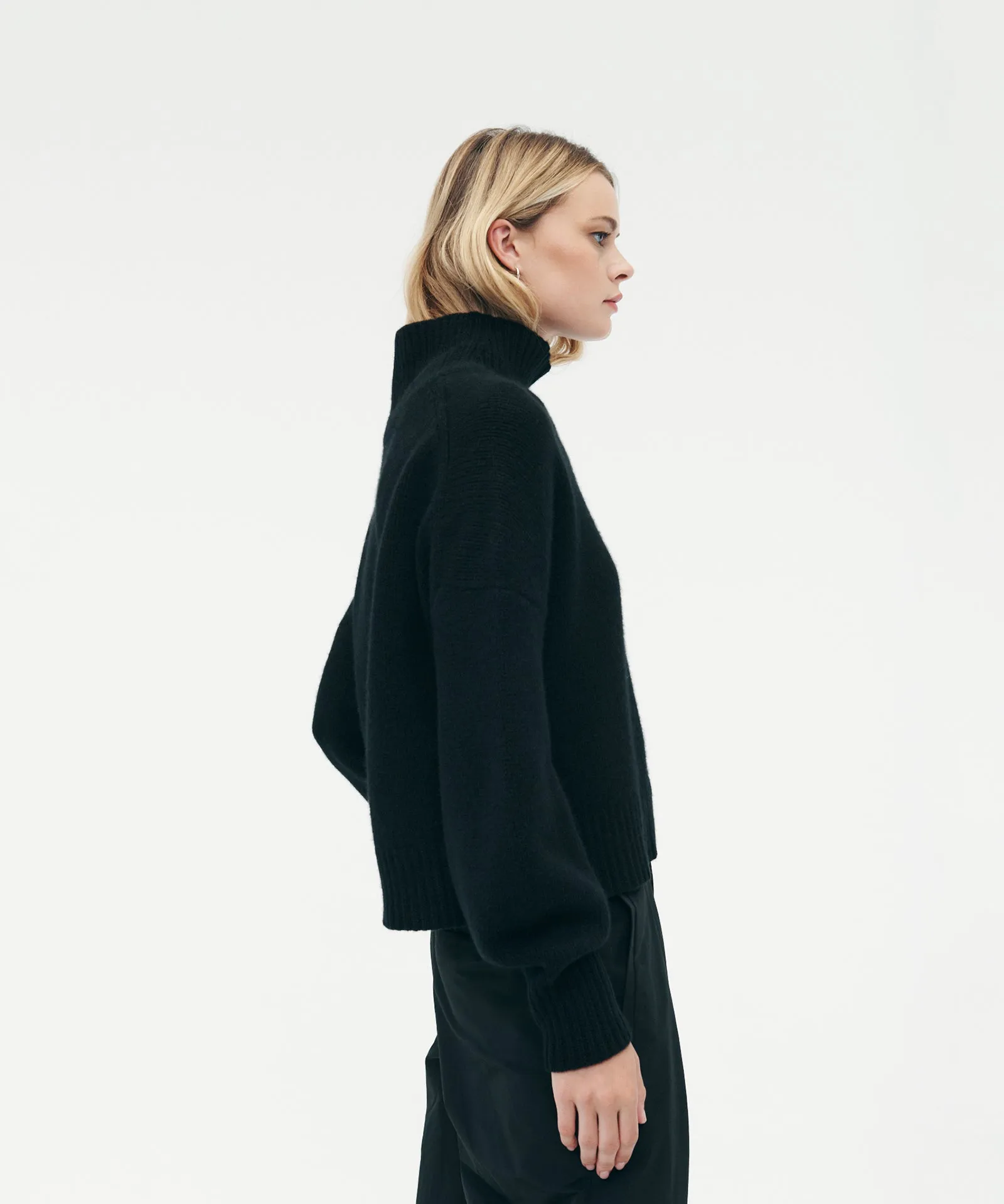 Luxe Cashmere Oversized Turtleneck