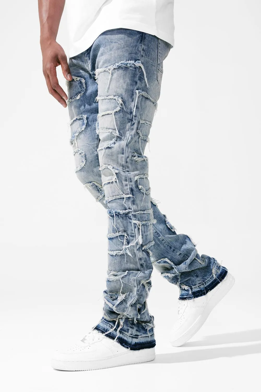 Martin Stacked - Python Denim (Studio Blue)