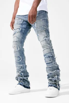 Martin Stacked - Python Denim (Studio Blue)