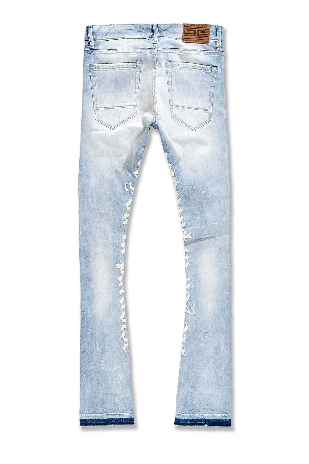 Martin Stacked - See You In Paradise Denim (Ice Blue)