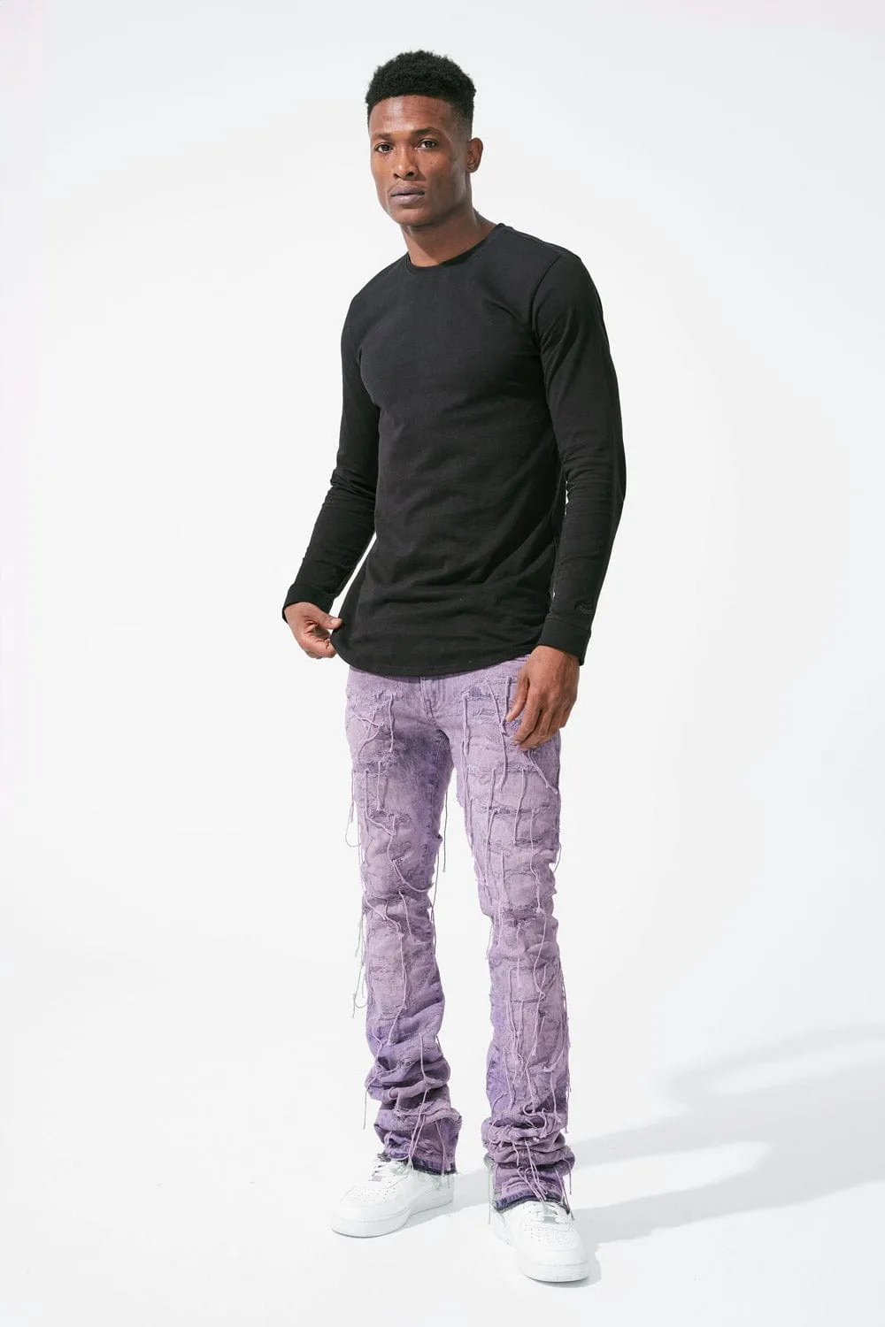 Martin Stacked - Wilder Denim (Lilac)