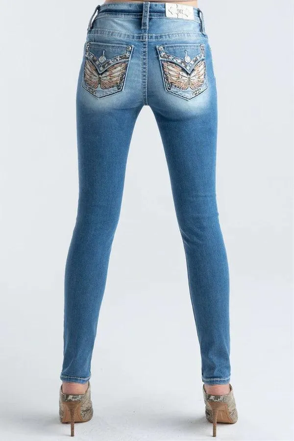 Miss Me Skinny Jeans L264