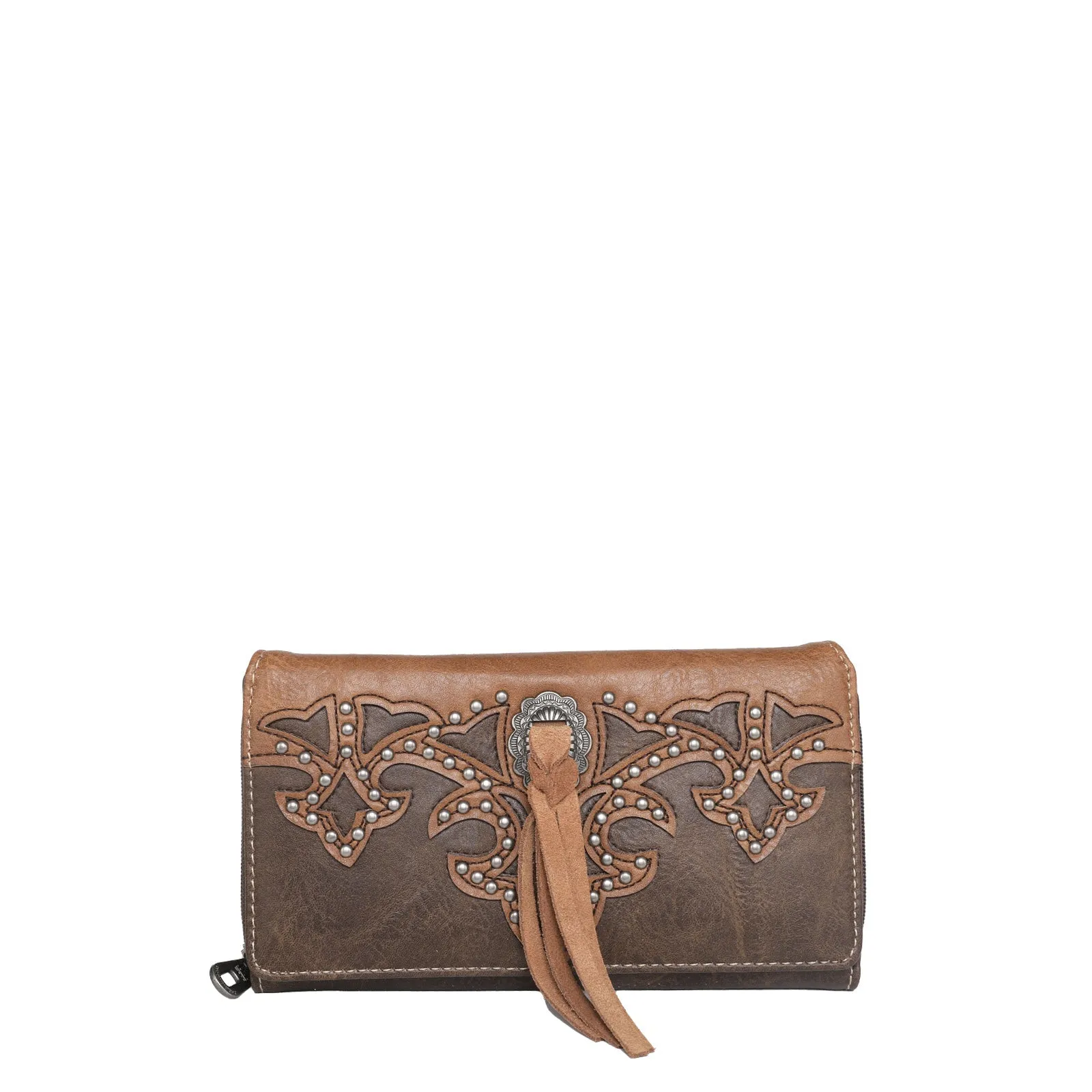 Montana West Boot Scroll Collection Wallet