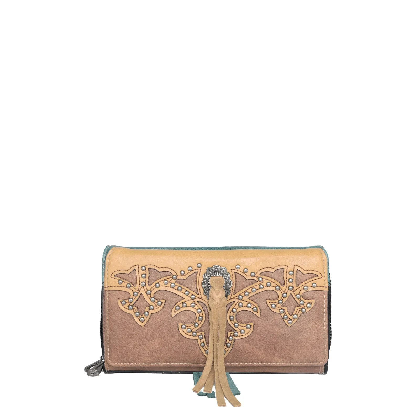 Montana West Boot Scroll Collection Wallet