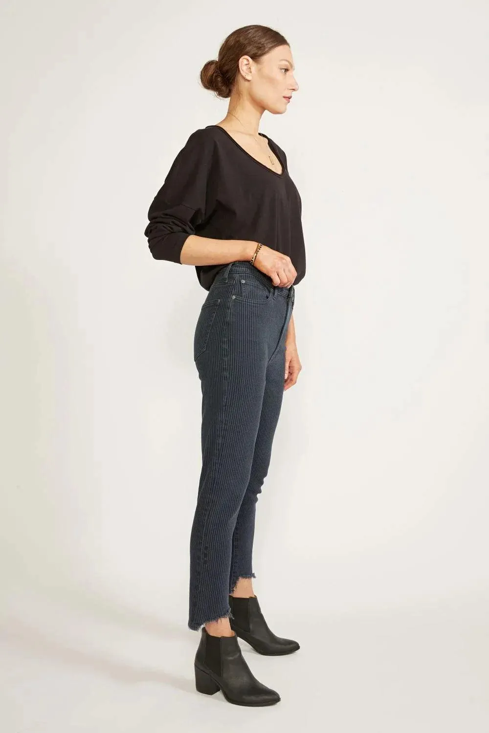 Night Stripe Jeans by Etica