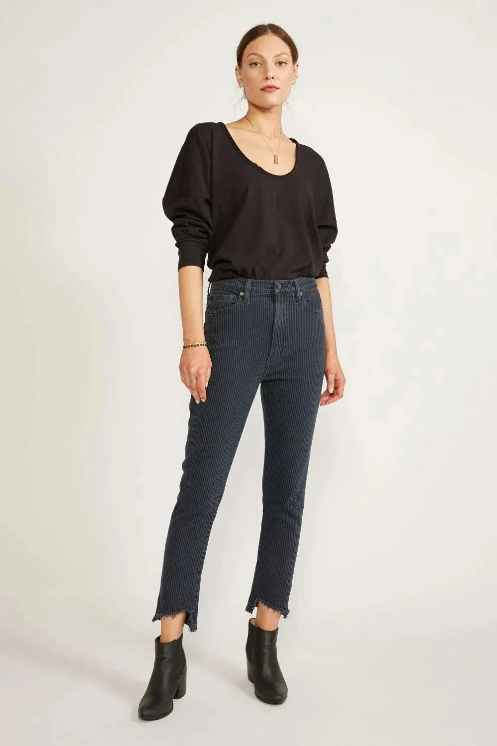 Night Stripe Jeans by Etica