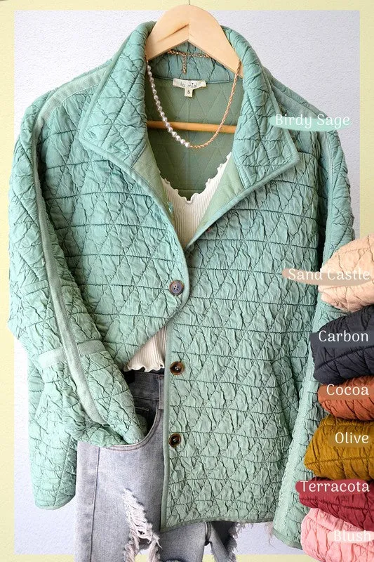 Quilted Soft Coat