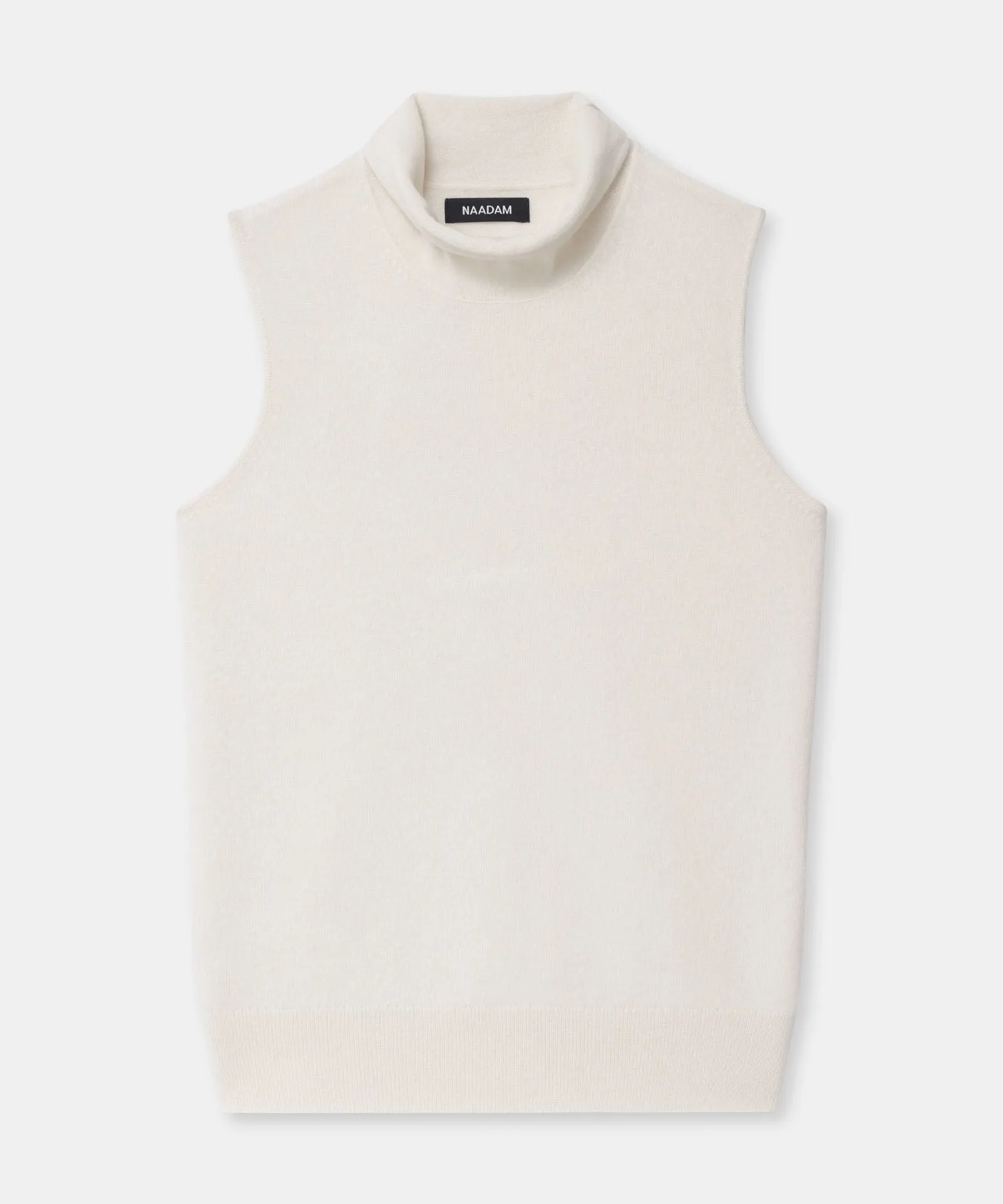 Signature Cashmere Sleeveless Turtleneck