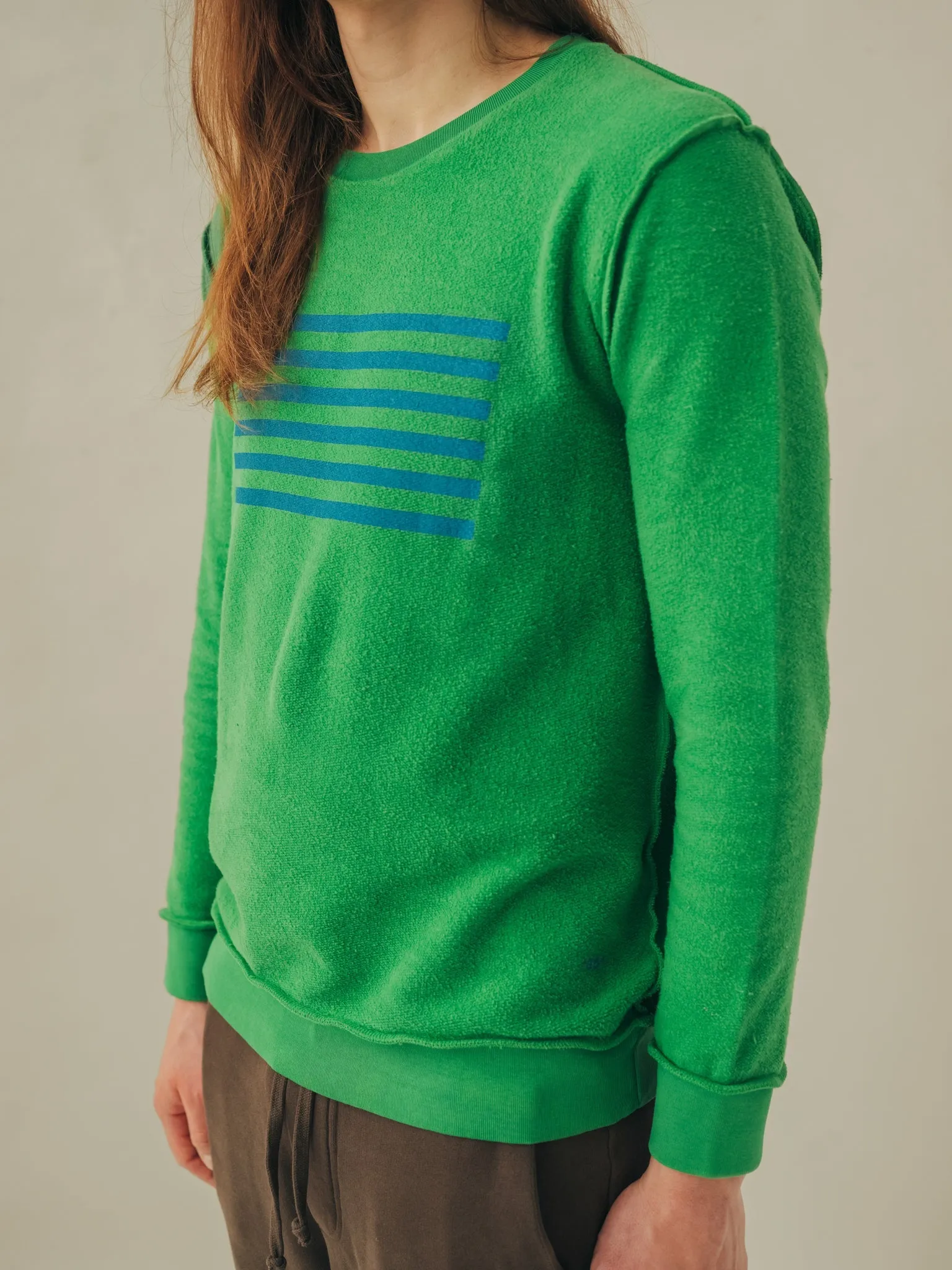 SWEATSHIRT FREQUENCY TURTLE GREEN