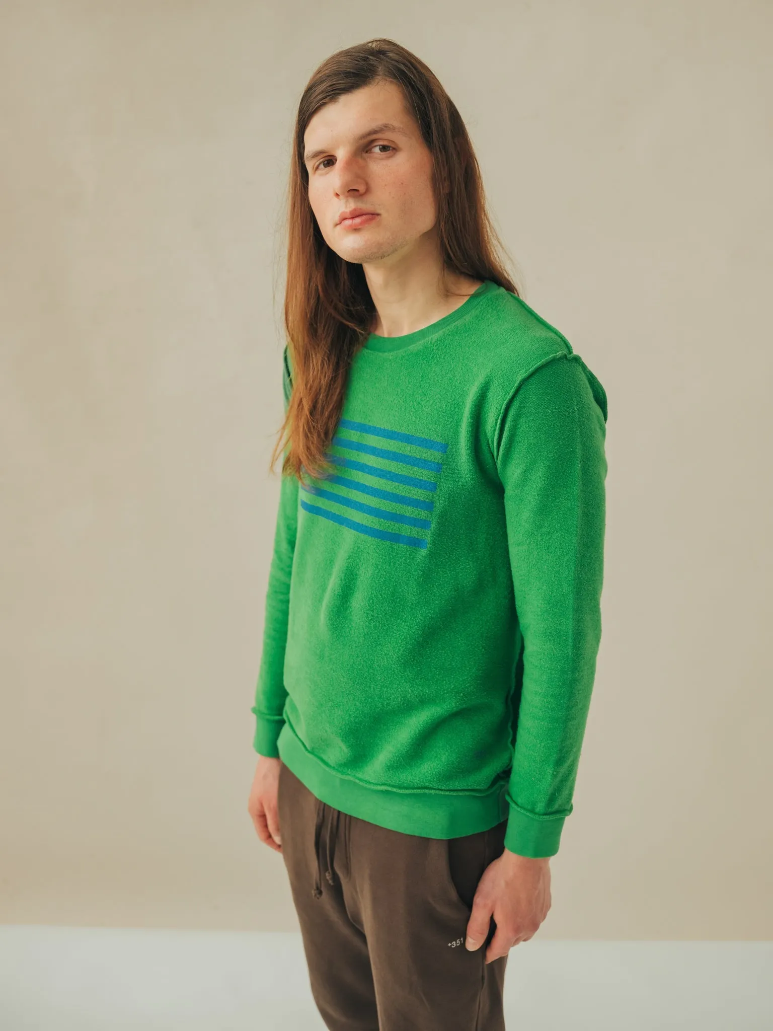 SWEATSHIRT FREQUENCY TURTLE GREEN