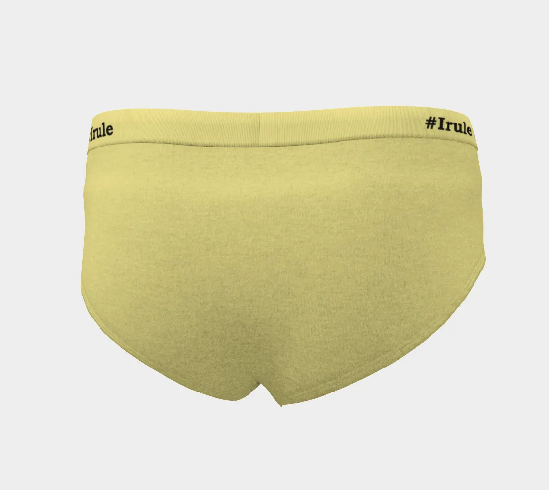 TheeGoddess Bowdown Irule Underwear (PALE YELLOW)