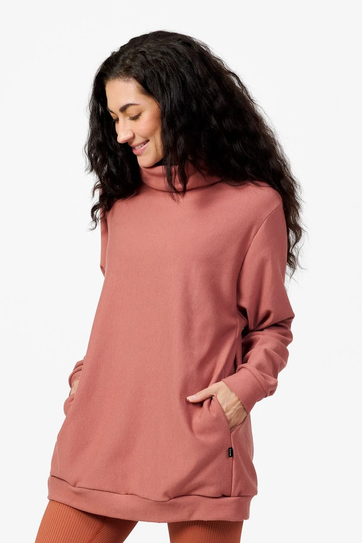 Turtleneck Tunic in Acacia