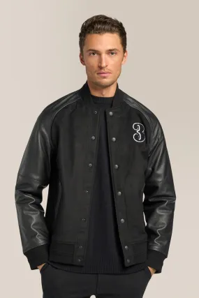 Varsity Jacket | Wool Blend & Leather