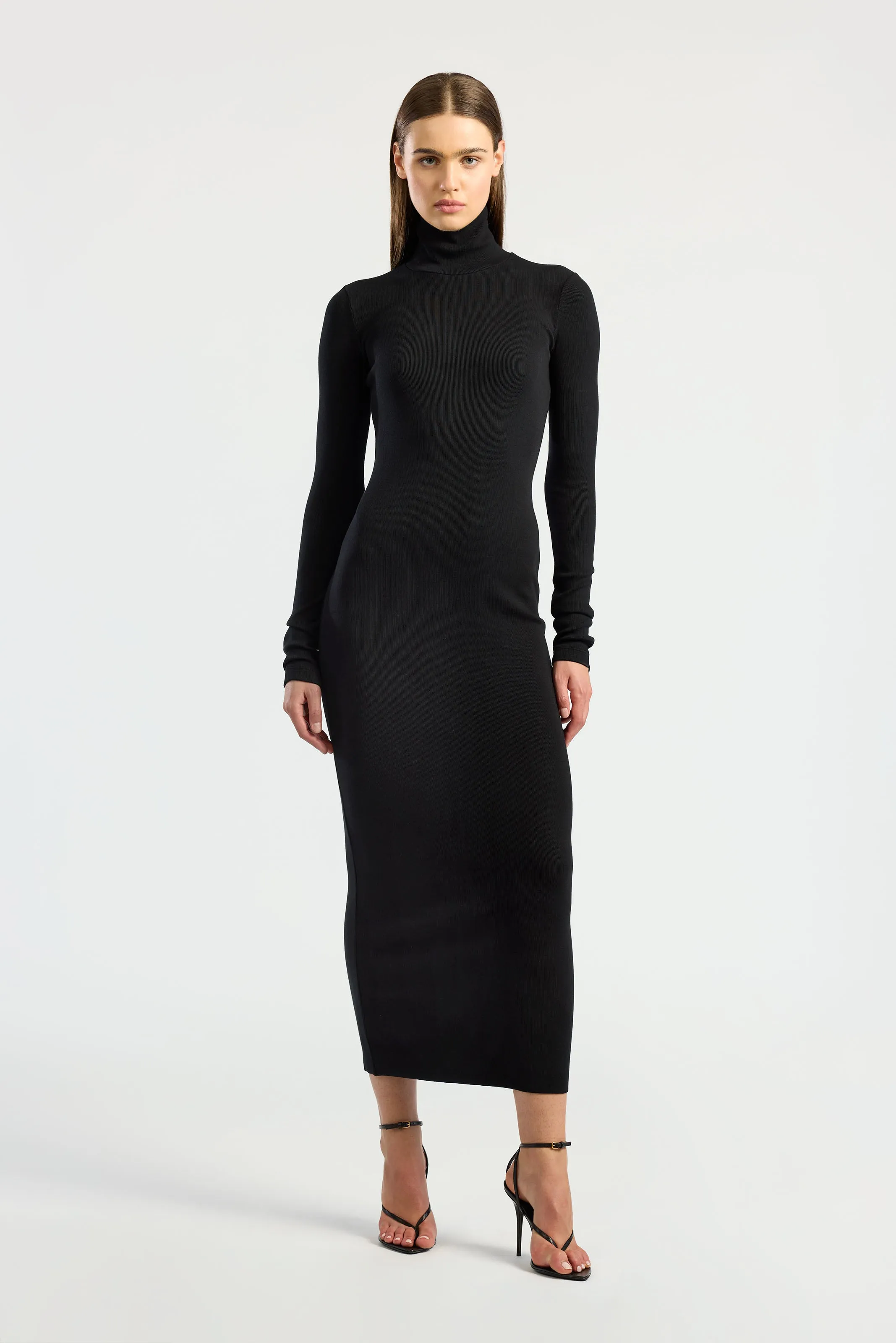 Verona Turtleneck Maxi Dress