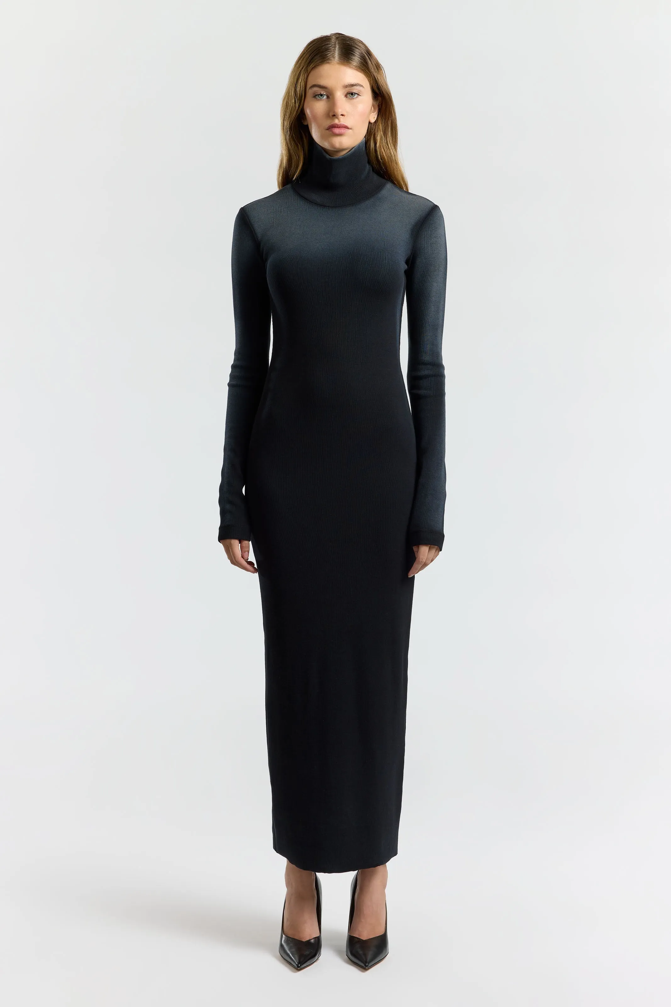 Verona Turtleneck Maxi Dress