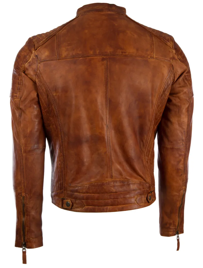 VO3W Men's Biker Jacket - Nevada Timber