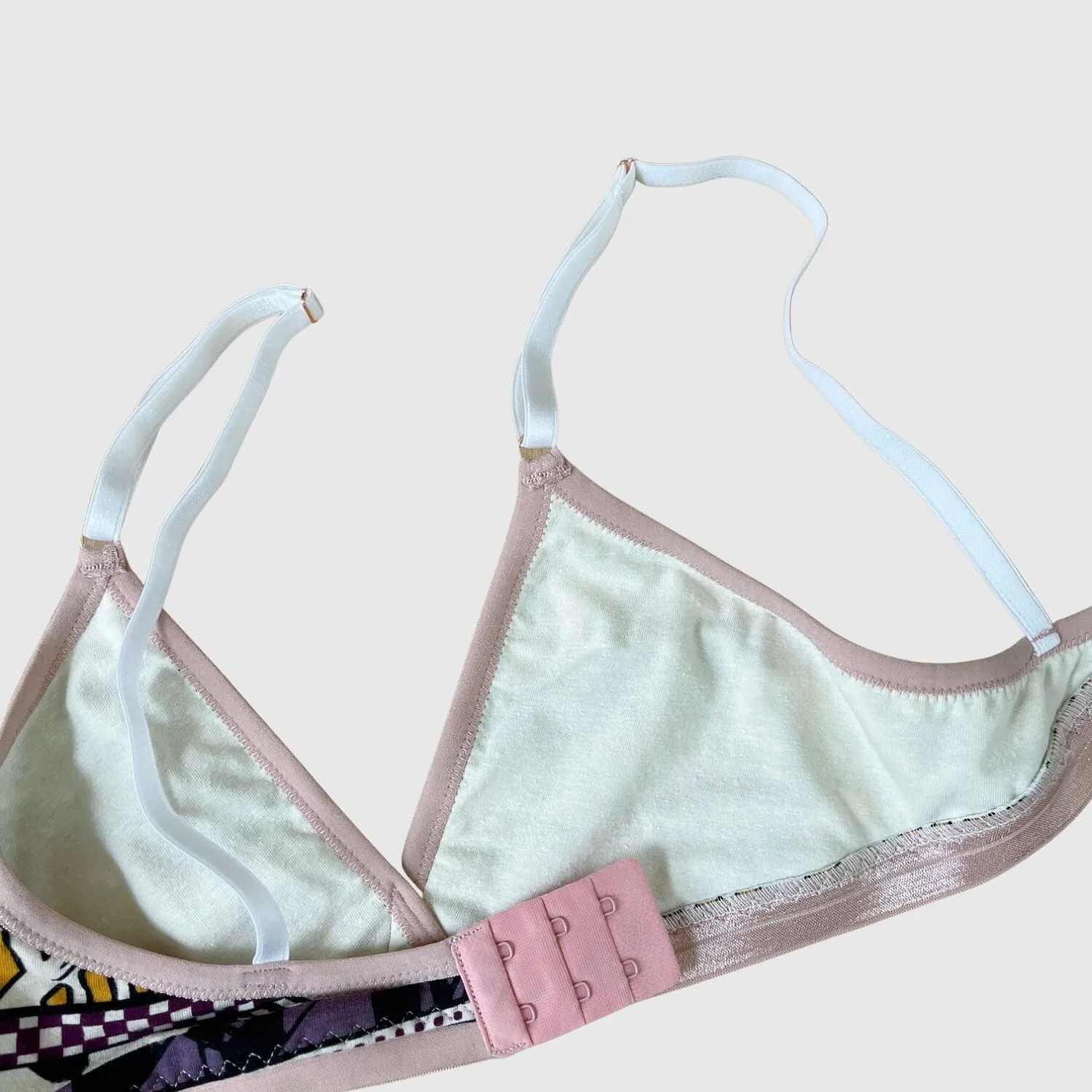 Women's bra underwear lingerie set - organic cotton jersey