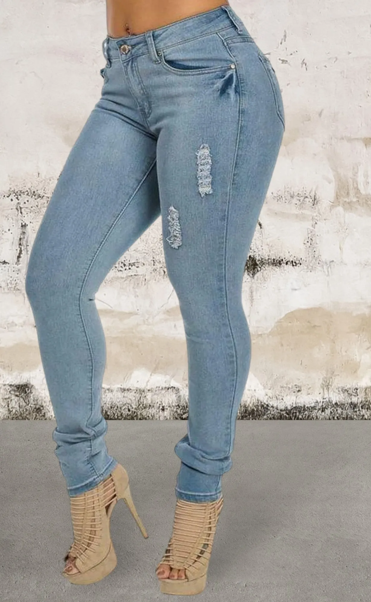 Women's Denim Stretch Skinny Jeans