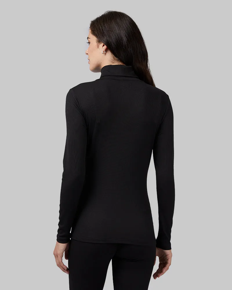 WOMEN'S SOFT RIB TURTLENECK