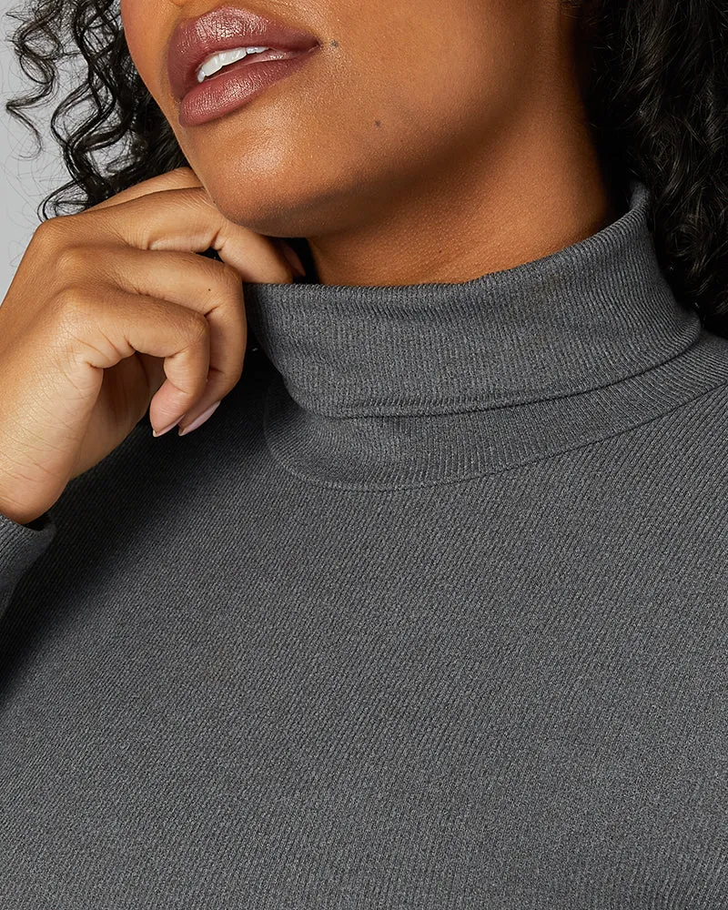 WOMEN'S SOFT RIB TURTLENECK